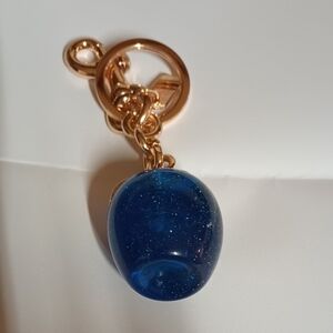 Glitter Apple Bag Charm